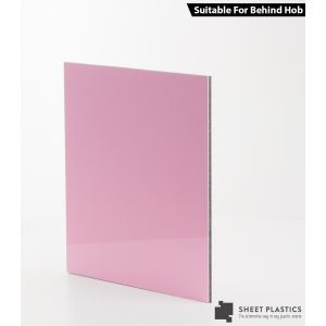 3mm Baby Pink Aluminium Composite Sample 150 X 150mm