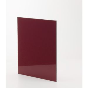 3mm Burgundy Aluminium Composite Sample 150 X 150mm