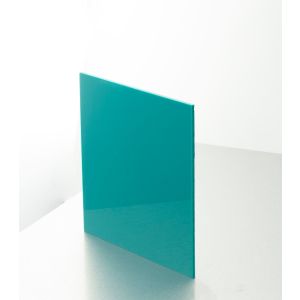 3mm Turquoise Acrylic Sample 150 X 150mm