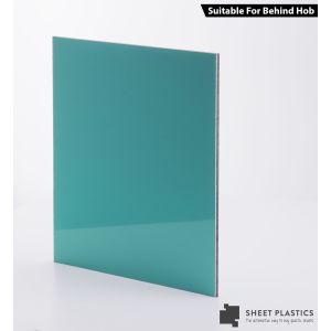 3mm Turquoise Aluminium Composite Sample 150 X 150mm